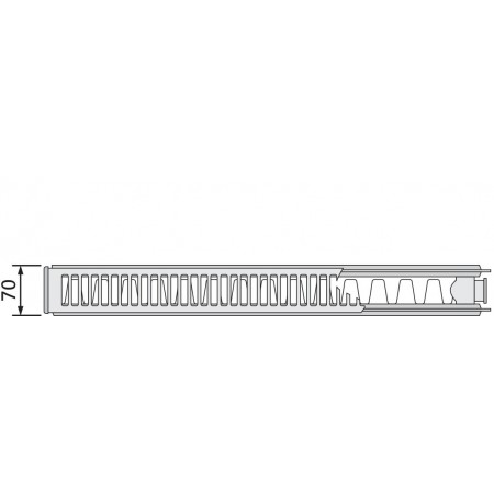 EVRA Compact С21 300x600 стальной панельный радиатор с боковым подключением EVRA Compact С21 300x600 стальной панельный радиатор с боковым подключением