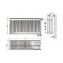 EVRA Compact С33 600x1400 стальной панельный радиатор с боковым подключением EVRA Compact С33 600x1400 стальной панельный радиатор с боковым подключением
