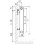 EVRA Ventil Compact CV11 400x600 стальной панельный радиатор с нижним подключением EVRA Ventil Compact CV11 400x600 стальной панельный радиатор с нижним подключением