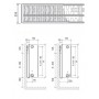 EVRA Ventil Compact CV33 400x1600 стальной панельный радиатор с нижним подключением EVRA Ventil Compact CV33 400x1600 стальной панельный радиатор с нижним подключением