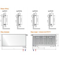 EVRA Plan Ventil Compact FCV22 200x2000 стальной панельный радиатор с нижним подключением